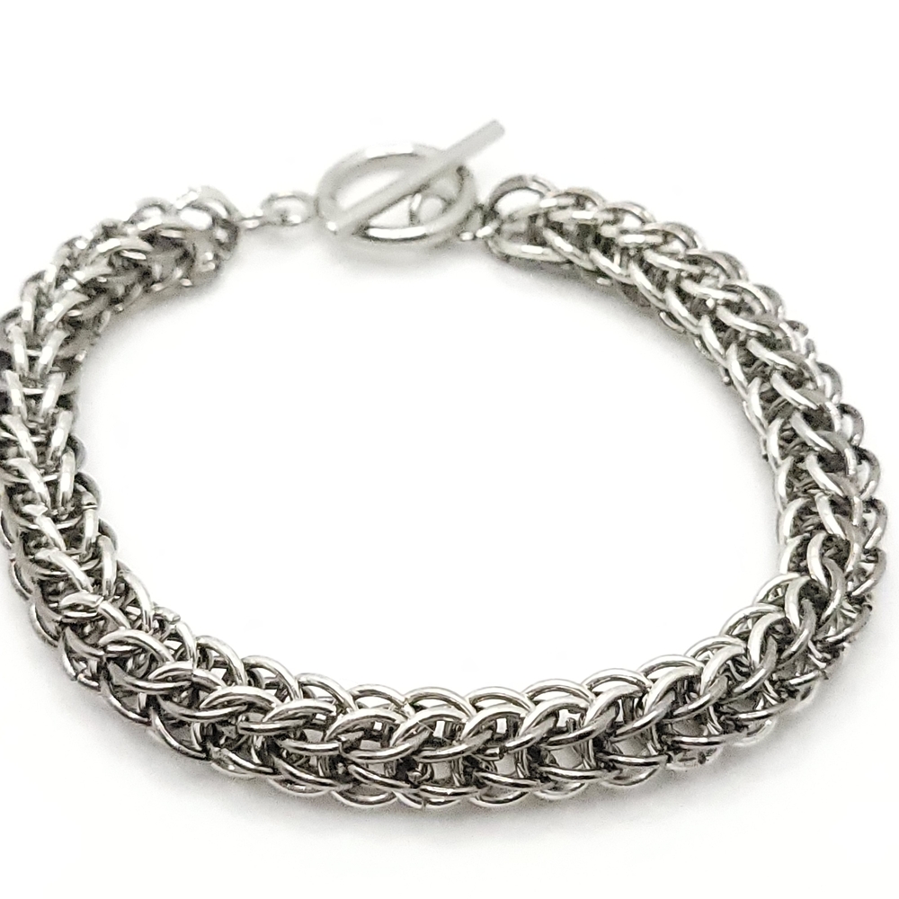 Two-tone Full Persian Chainmail bracelet